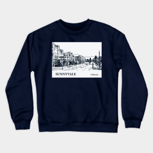 Sunnyvale - California Crewneck Sweatshirt